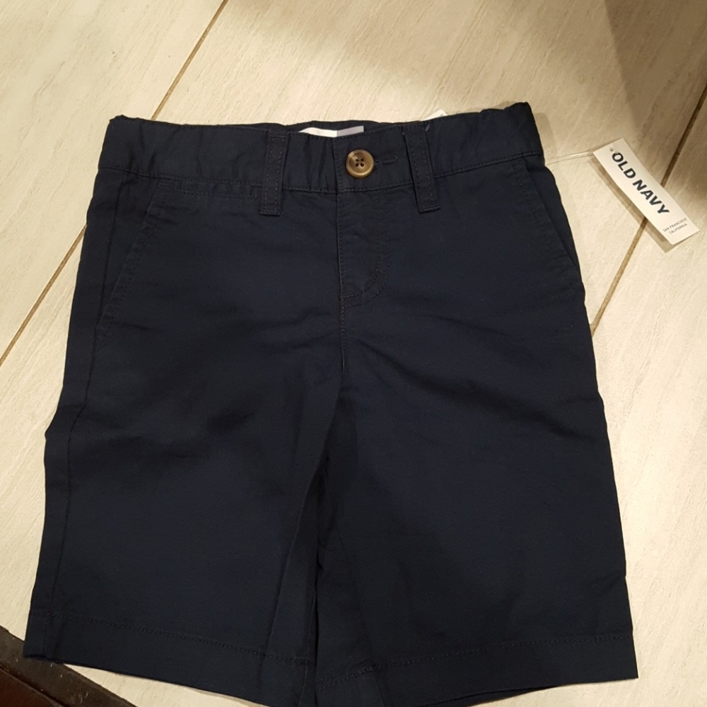 Old Navy 4t Navy Blue chino shorts